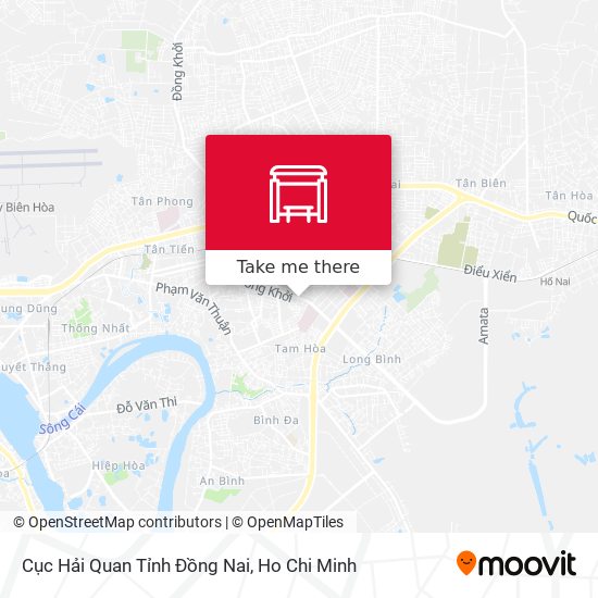 Cục Hải Quan Tỉnh Đồng Nai map
