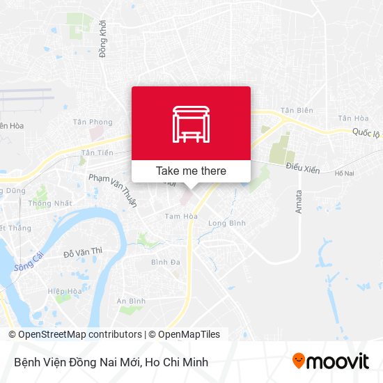 Bệnh Viện Đồng Nai Mới map