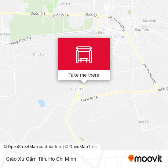 Giáo Xứ Cẩm Tân map
