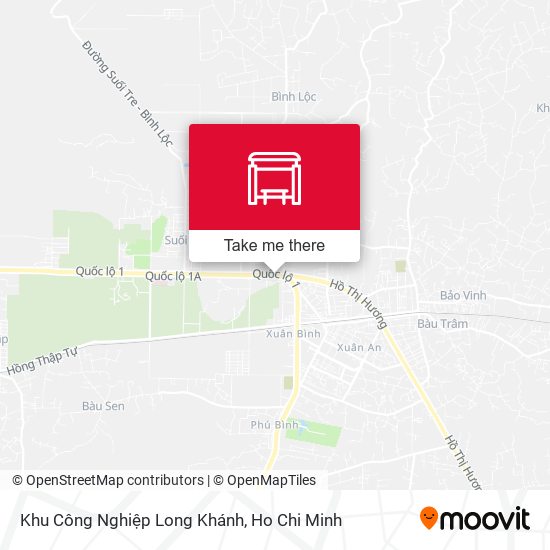Khu Công Nghiệp Long Khánh map