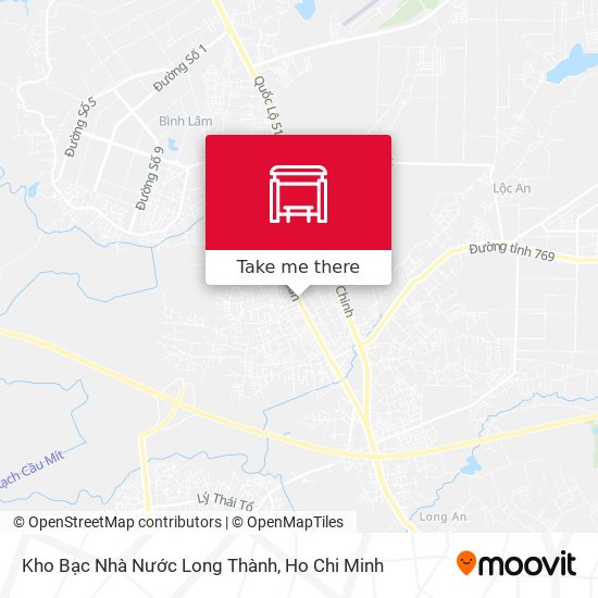 Kho Bạc Nhà Nước Long Thành map