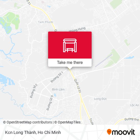 Kcn Long Thành map