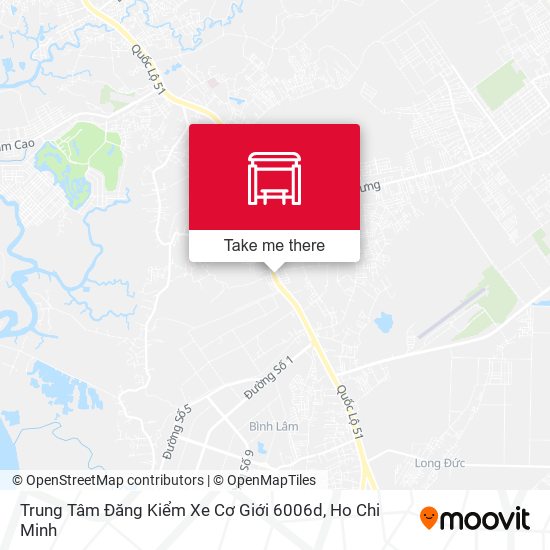 Trung Tâm Đăng Kiểm Xe Cơ Giới 6006d map