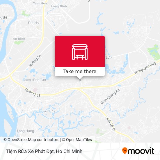 Tiệm Rửa Xe Phát Đạt map