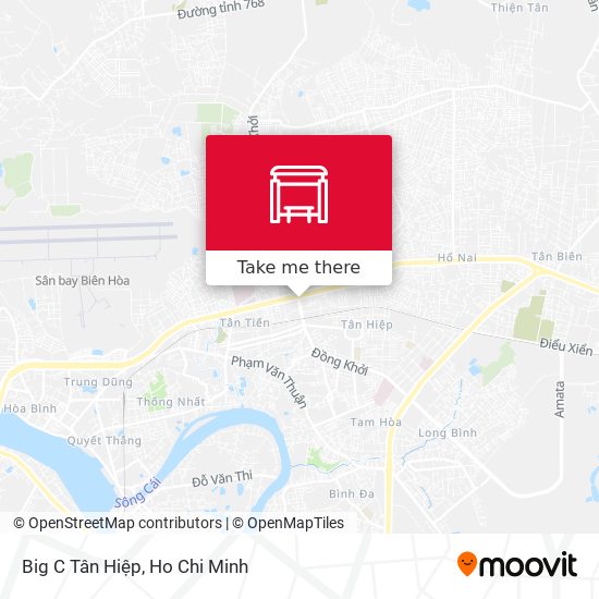 Big C Tân Hiệp map