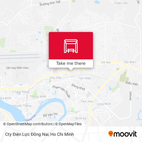 Cty Điện Lực Đồng Nai map