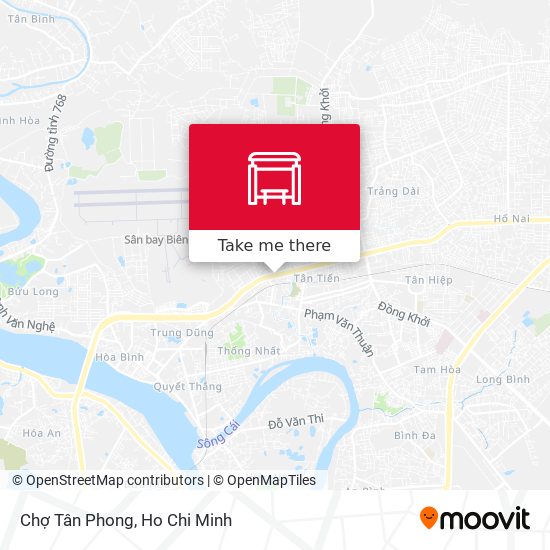 Chợ Tân Phong map