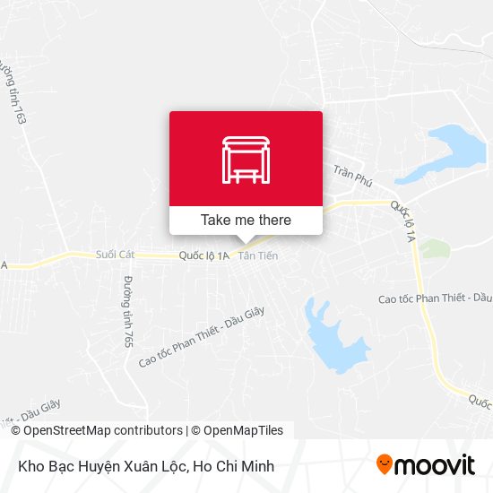 Kho Bạc Huyện Xuân Lộc map