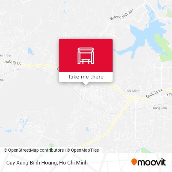 Cây Xăng Bình Hoàng map