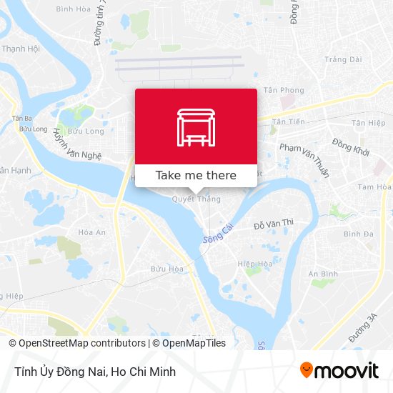 Tỉnh Ủy Đồng Nai map
