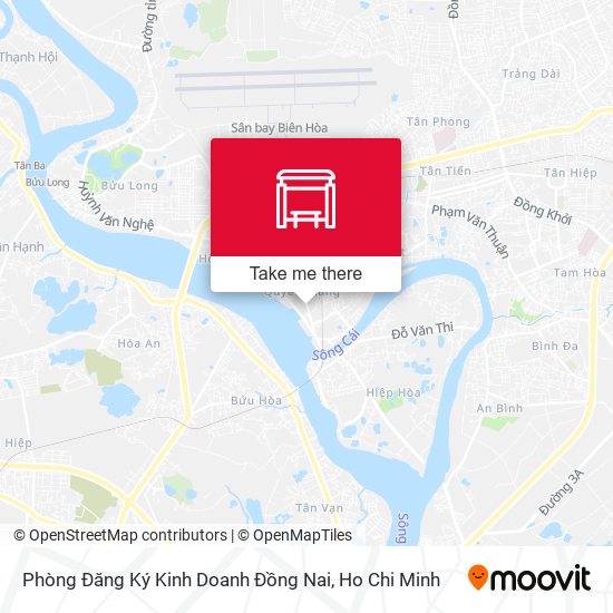 Phòng Đăng Ký Kinh Doanh Đồng Nai map