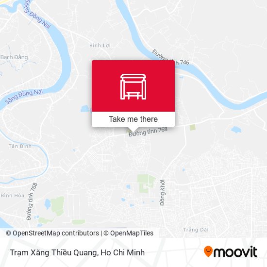 Trạm Xăng Thiều Quang map