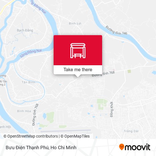 Bưu Điện Thạnh Phú map