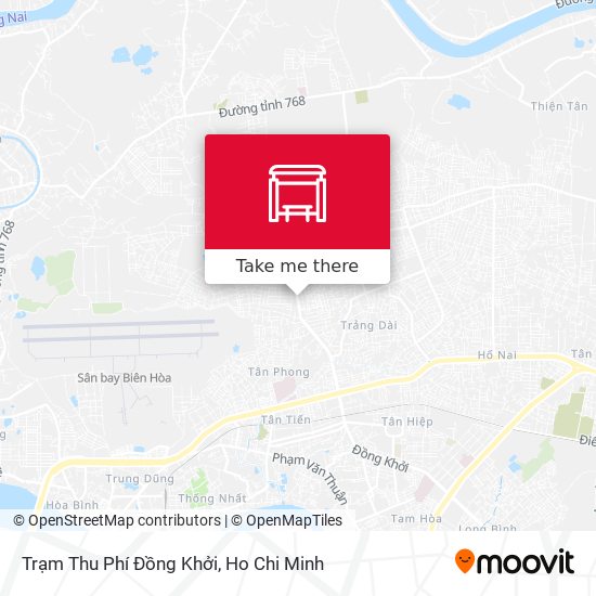 Trạm Thu Phí Đồng Khởi map