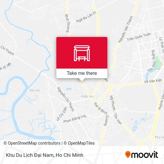 Khu Du Lịch Đại Nam map