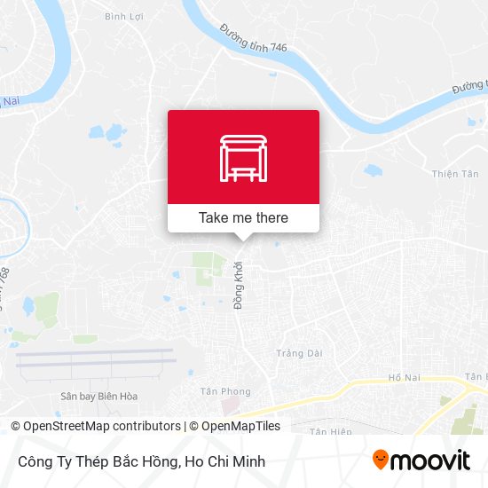 Công Ty Thép Bắc Hồng map