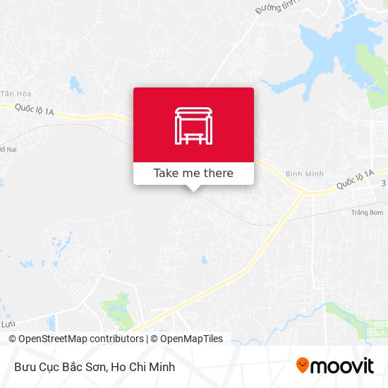 Bưu Cục Bắc Sơn map