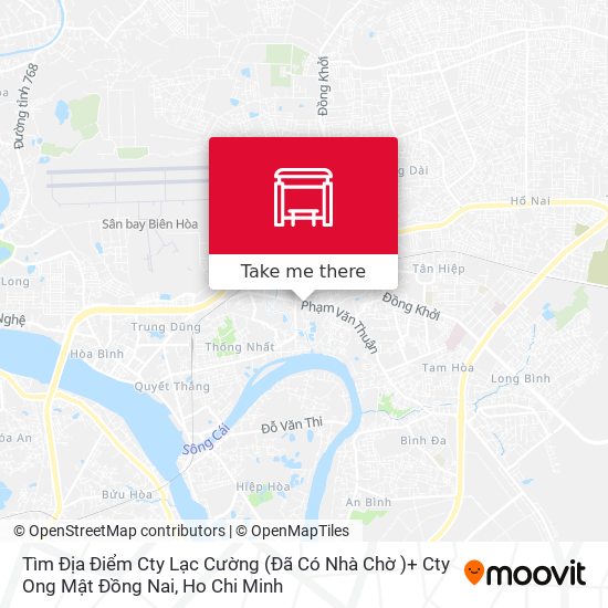 Tìm Địa Điểm Cty Lạc Cường (Đã Có Nhà Chờ )+ Cty Ong Mật Đồng Nai map