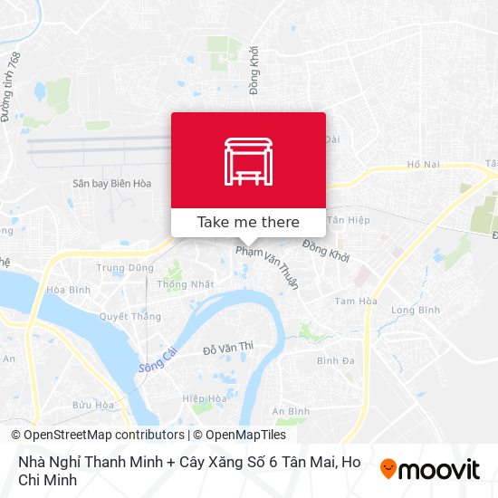 Nhà Nghỉ Thanh Minh + Cây Xăng Số 6 Tân Mai map