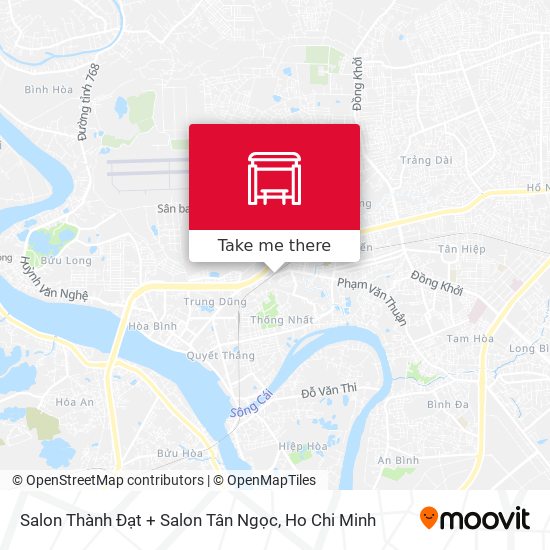 Salon Thành Đạt + Salon Tân Ngọc map