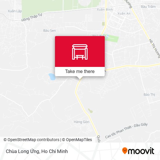 Chùa Long Ứng map