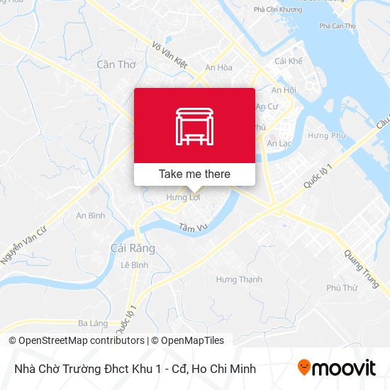 Nhà Chờ Trường Đhct Khu 1 - Cđ map