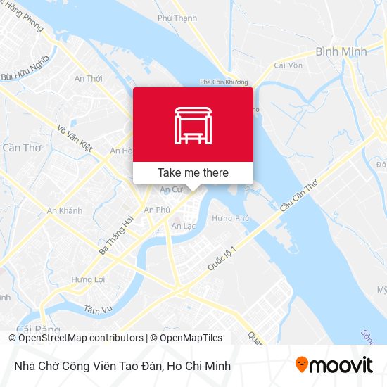 Nhà Chờ Công Viên Tao Đàn map