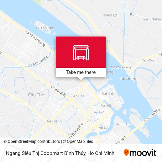 Ngang Siêu Thị Coopmart Bình Thủy map