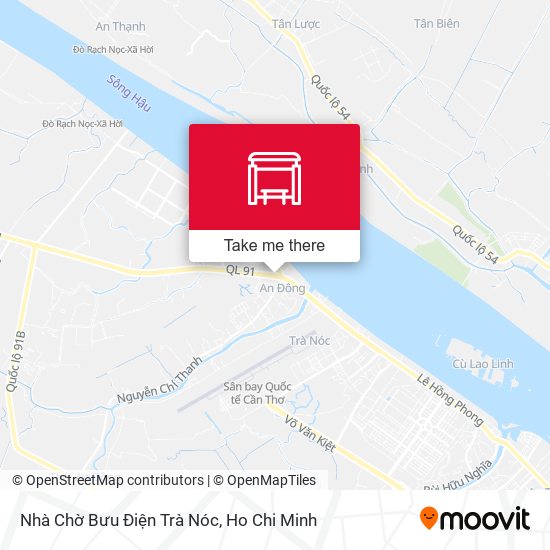 Nhà Chờ Bưu Điện Trà Nóc map