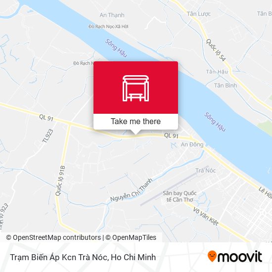 Trạm Biến Áp Kcn Trà Nóc map