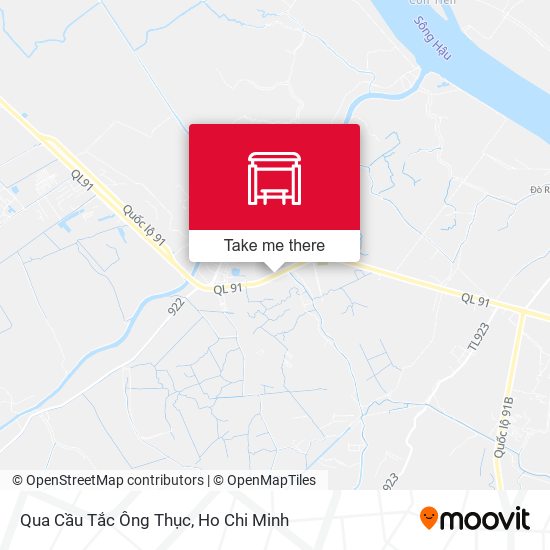 Qua Cầu Tắc Ông Thục map