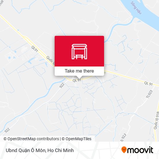 Ubnd Quận Ô Môn map