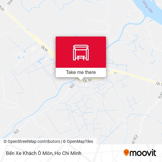 Bến Xe Khách Ô Môn map