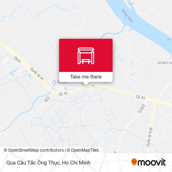 Qua Cầu Tắc Ông Thục map