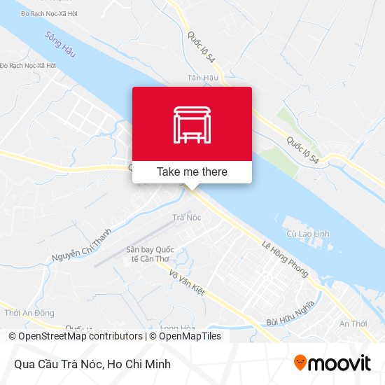 Qua Cầu Trà Nóc map