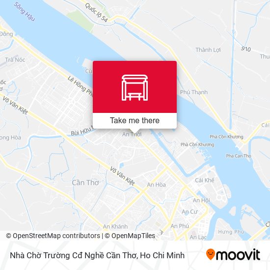 Nhà Chờ Trường Cđ Nghề Cần Thơ map