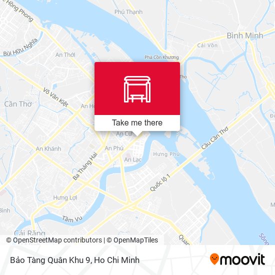 Bảo Tàng Quân Khu 9 map