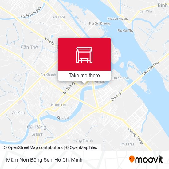 Mầm Non Bông Sen map