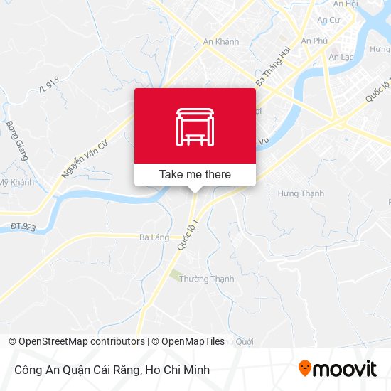Công An Quận Cái Răng map