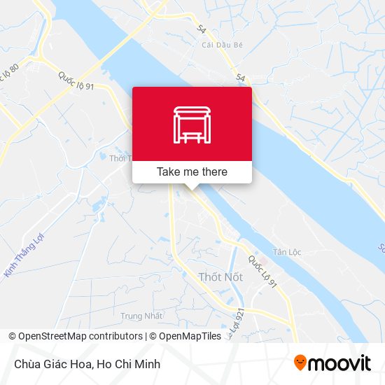 Chùa Giác Hoa map