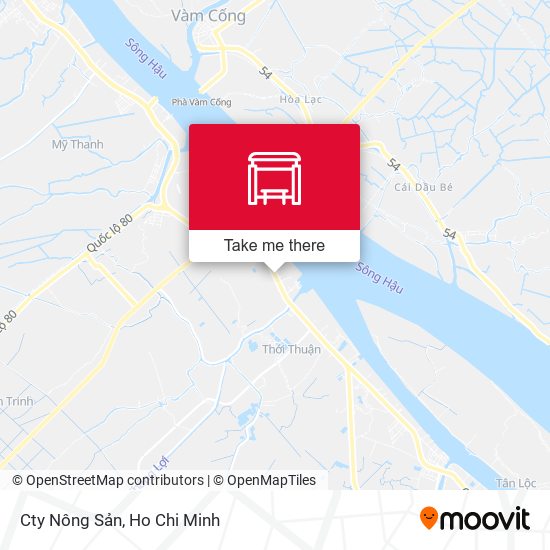 Cty Nông Sản map