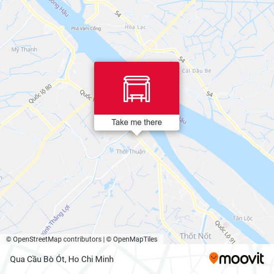 Qua Cầu Bò Ót map