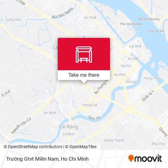 Trường Gtvt Miền Nam map