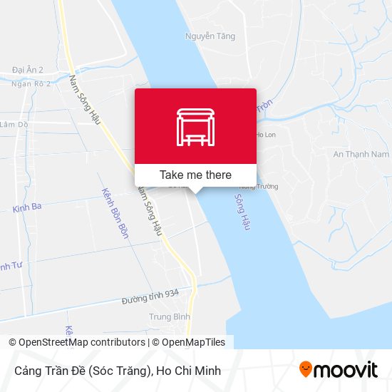 Cảng Trần Đề (Sóc Trăng) map