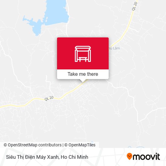 Siêu Thị Điện Máy Xanh map