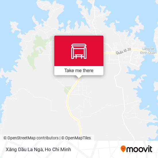 Xăng Dầu La Ngà map