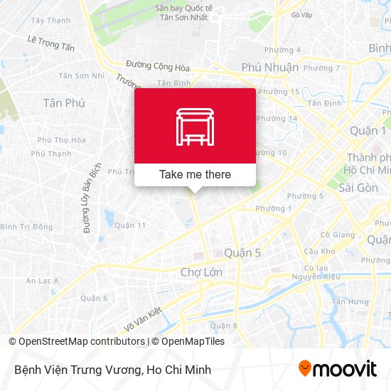 Bệnh Viện Trưng Vương map