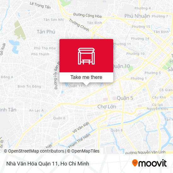 Nhà Văn Hóa Quận 11 map