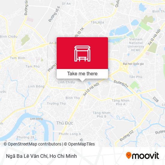 Ngã Ba Lê Văn Chí map