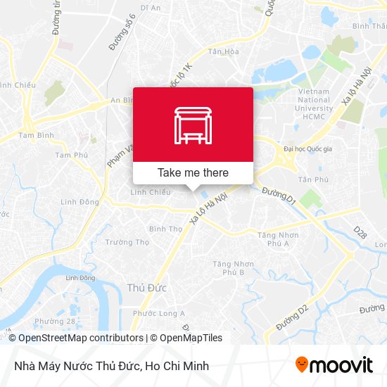 Nhà Máy Nước Thủ Đức map